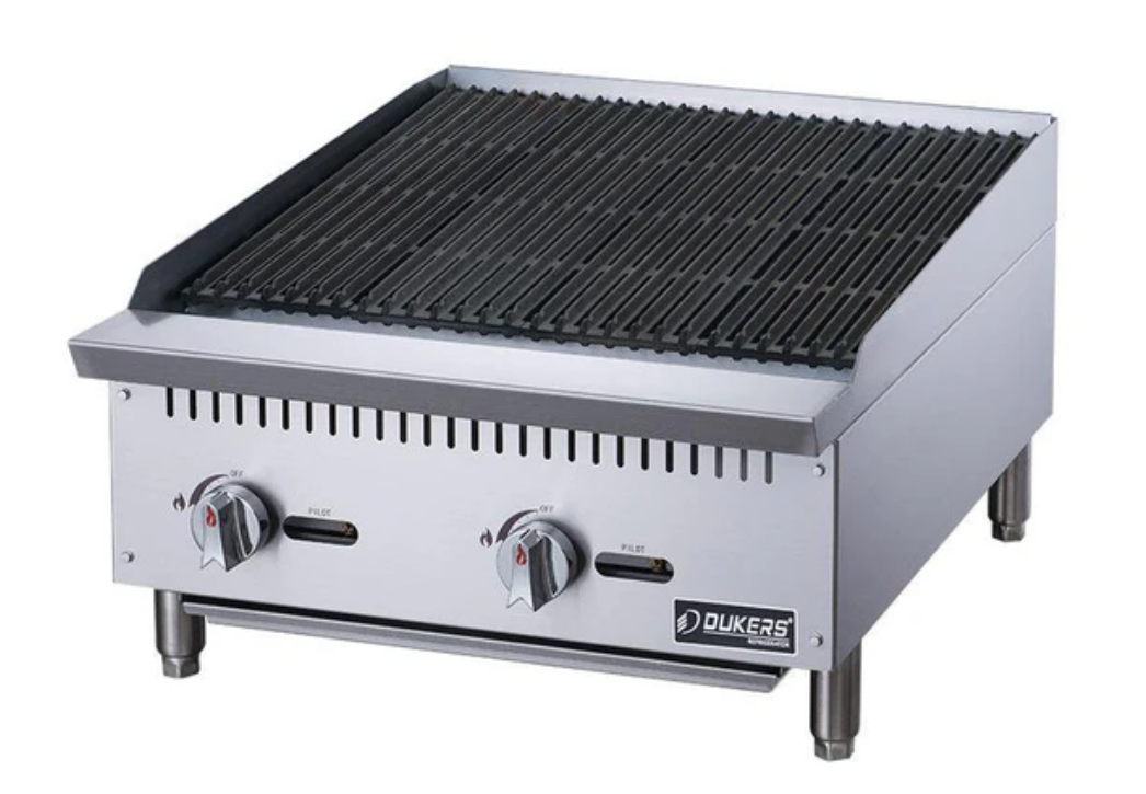 New Dukers DCRB24 24 in. W Countertop Charbroiler