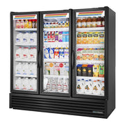 True FLM-81~TSL01 81" Full-Length Merchandiser 3-Section 72 cu ft