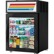 True GDM-05-HC~FGD01 24" Glass Door Freezer Merchandiser 1-Section 5 cu ft