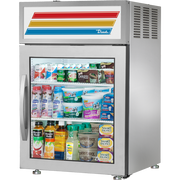 True GDM-05-S-HC~FGD01 24" Refrigerated Merchandiser 1-Section 5 cu ft