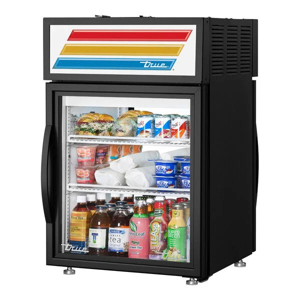 True GDM-05PT-HC~FGD01 24" Glass Door Freezer Merchandiser 1-Section 5 cu ft