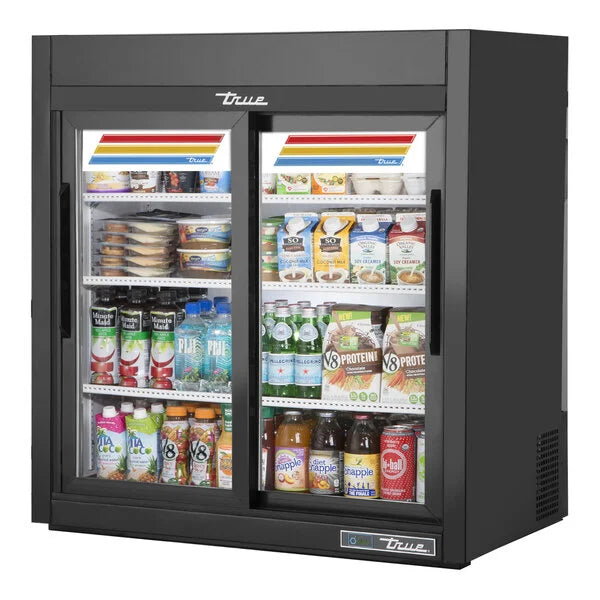 True GDM-09-SQ-HC-LD 28" Refrigerated Merchandiser 1-Section 9 cu ft