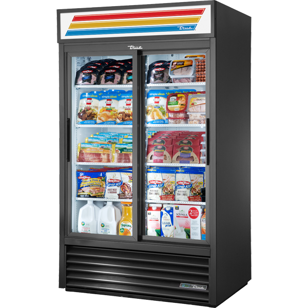True GDM-41-HC-LD 39" Refrigerated Merchandiser 2-Section 41 cu ft