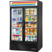 True GDM-43-HC~TSL01 54" Refrigerated Merchandiser 2-Section 43 cu ft