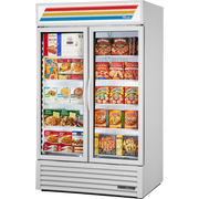 True GDM-43F-HC~TSL01 54" Refrigerated Merchandiser 2-Section 43 cu ft