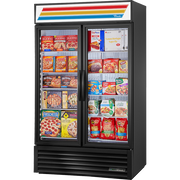 True GDM-43F-SL-HC~TSL01 54" Refrigerated Merchandiser 2-Section 43 cu ft