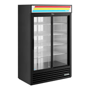True GDM-45-HC-LD 54" Refrigerated Merchandiser 2-Section 45 cu ft