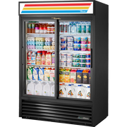 True GDM-47-HC-LD 54" Refrigerated Merchandiser 2-Section 47 cu ft