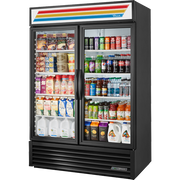 True GDM-49-HC~TSL01 54" Refrigerated Merchandiser 2-Section 49 cu ft