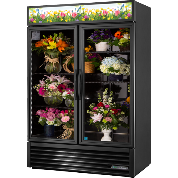 True GDM-49FC-HC~TSL01 54" Convertible Merchandiser 2-Section 49 cu ft