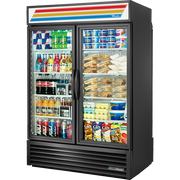 True GDM-49RL-HC~TSL01 54" Refrigerated Merchandiser 2-Section 49 cu ft