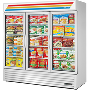 True GDM-72F-HC~TSL01 72" Refrigerated Merchandiser 3-Section 72 cu ft