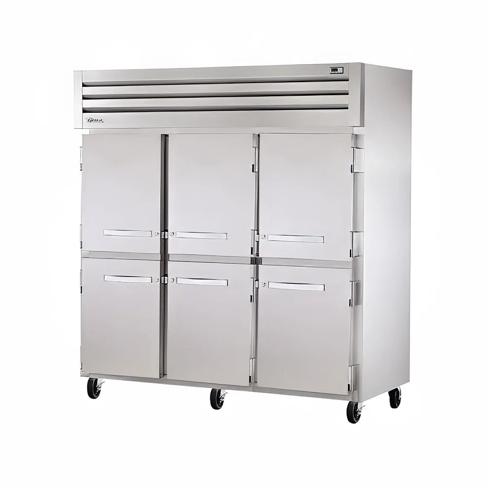 True STA3F-6HS-HC 78" Half Solid Doors 3-Section Freezer