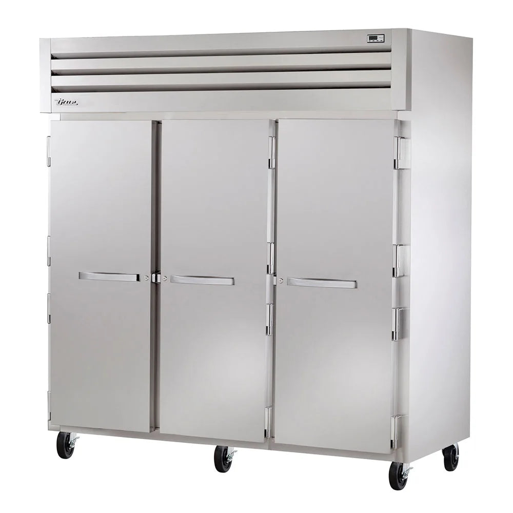 True STA3R-3S-HC 78" Solid Doors 3-Section Refrigerator