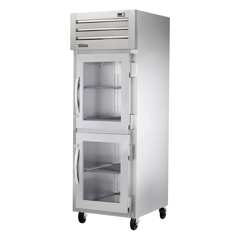 True STG1F-2HG-HC 27" Half Glass Doors 1-Section Freezer