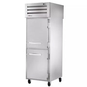True STG1H-2HS 27" Half Solid Doors 1-Section Heated Cabinet