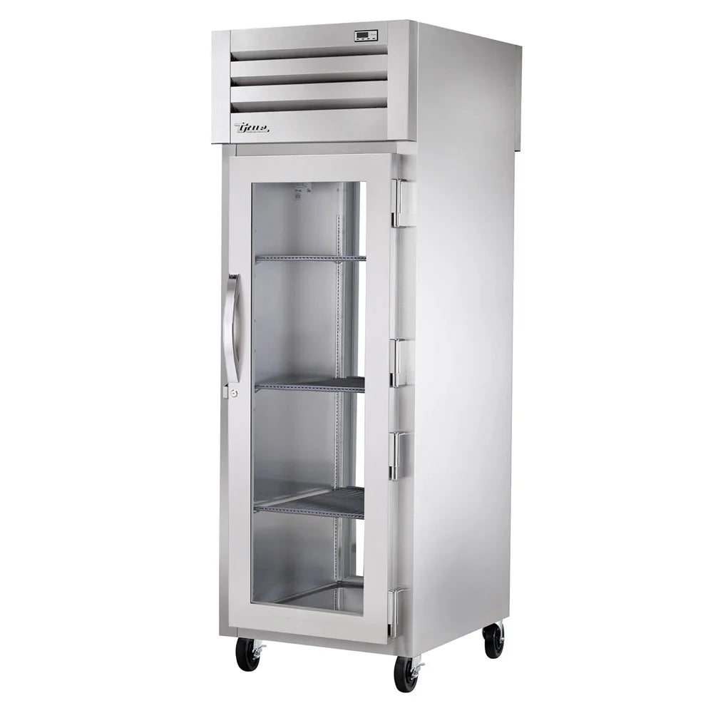 True STG1R-1G-HC 27" Glass Door 1-Section Refrigerator