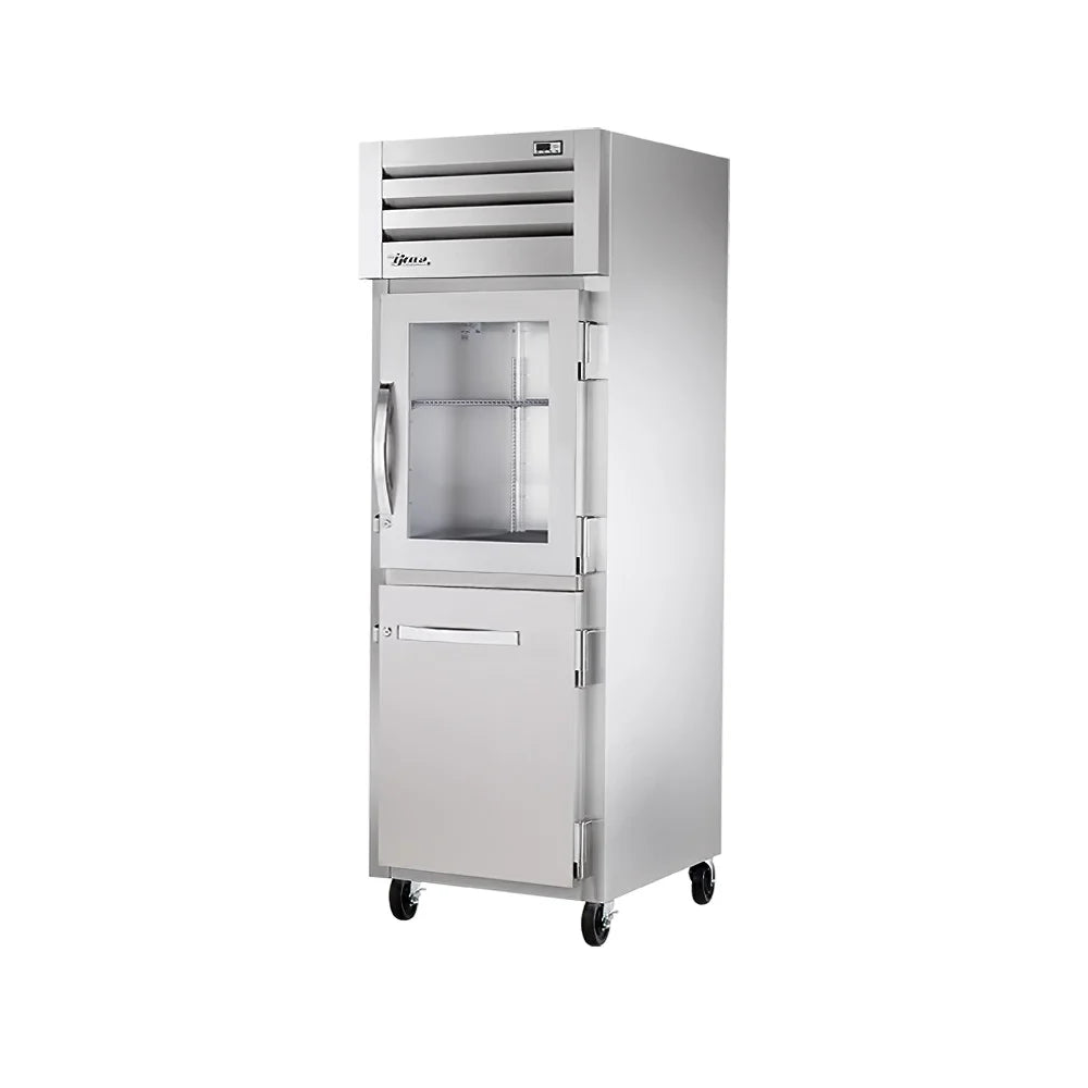True STG1R-1HG/1HS-HC 27" Glass/Solid Doors 1-Section Refrigerator