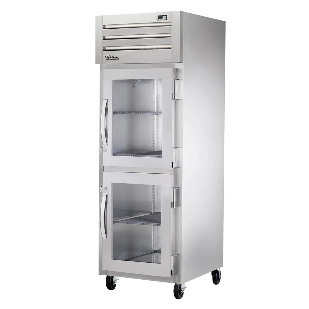 True STG1R-2HS-HC 27" Half Solid Doors 1-Section Refrigerator
