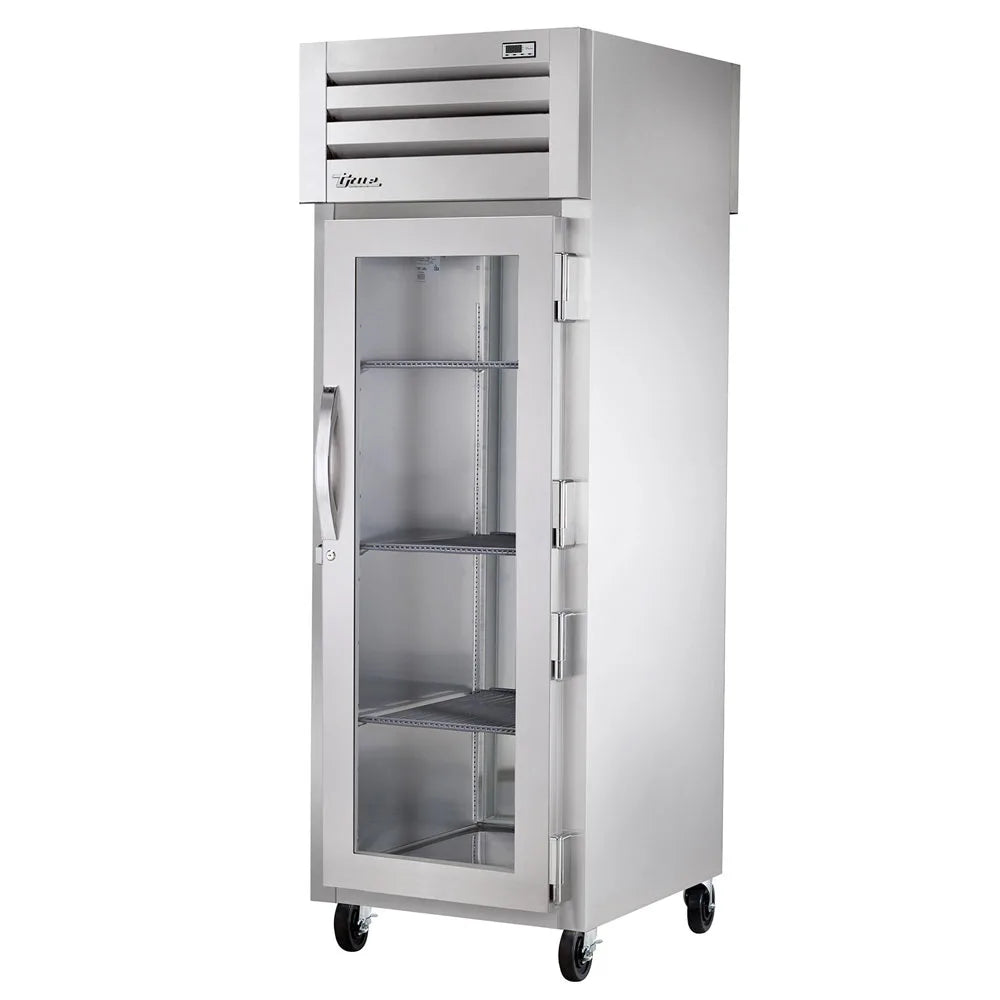 True STG1RPT-1G-1S-HC 27" Glass Door 1-Section Pass-Thru Refrigerator