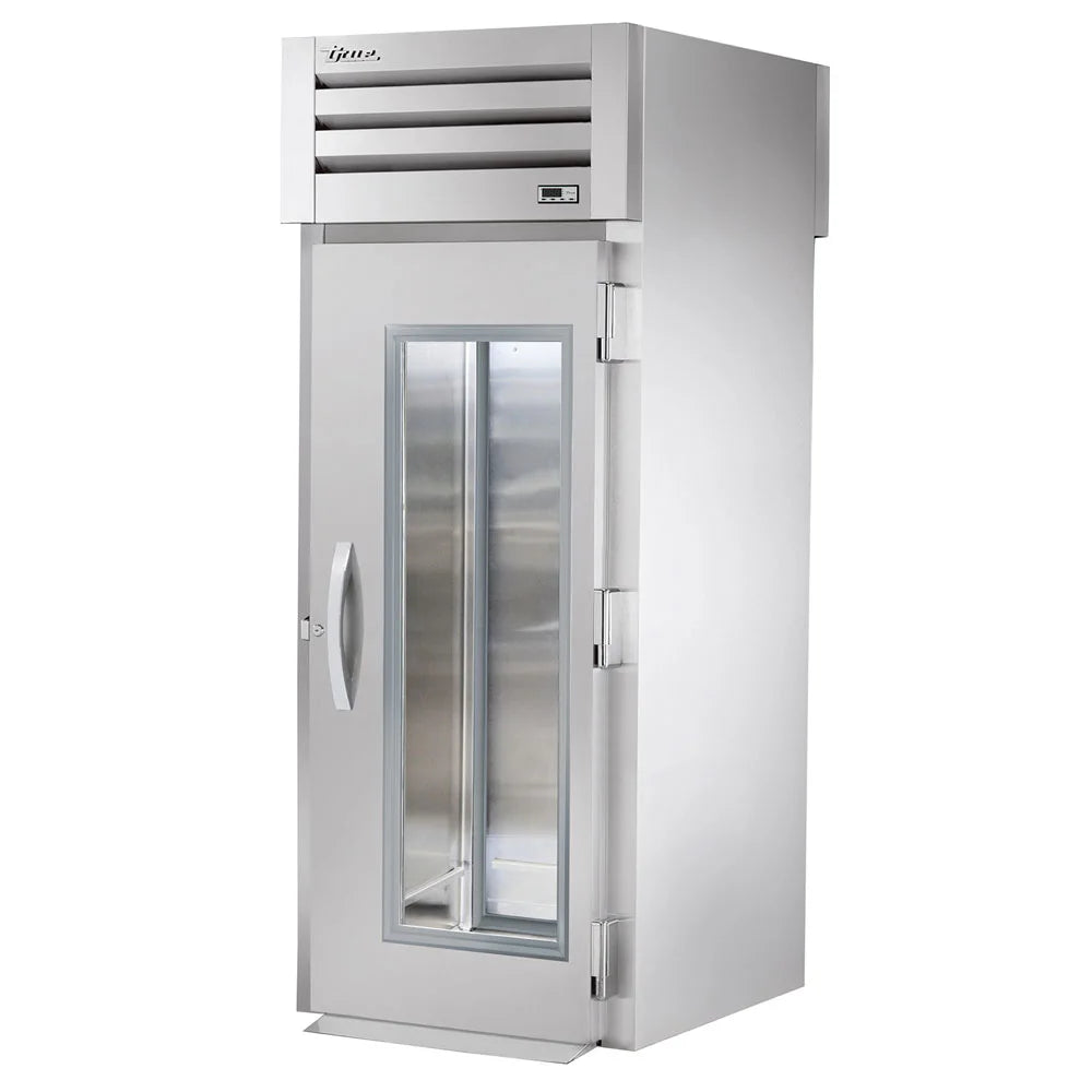 True STG1RRT-1G-1S-HC 27" Glass Door 1-Section Roll-Thru Refrigerator