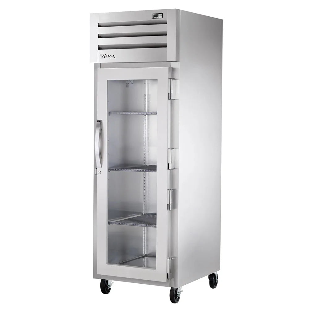 True STR1R-1G-HC 27" Glass Door 1-Section Refrigerator