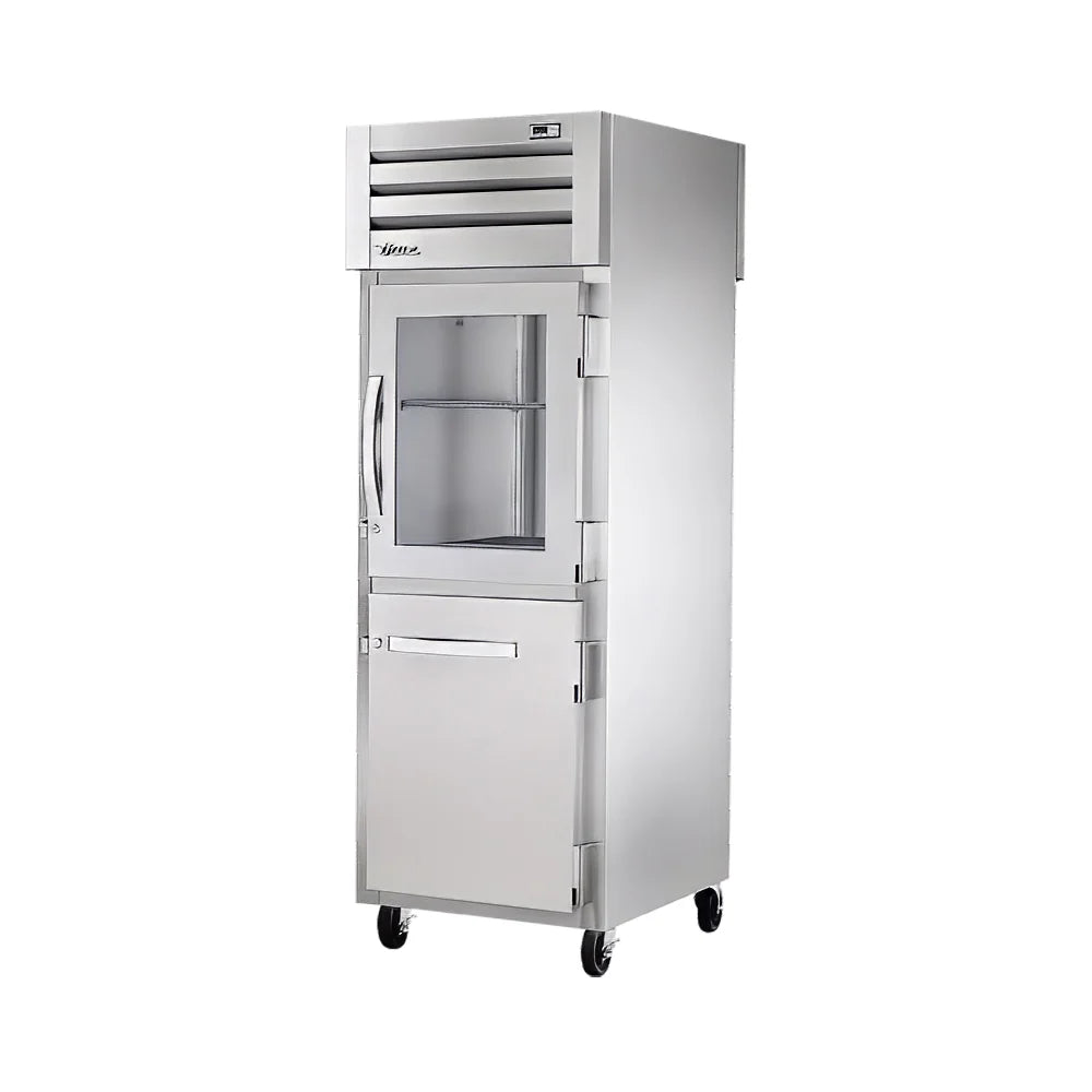 True STR1RPT-1G-1S-HC 27" Glass Door 1-Section Pass-Thru Refrigerator