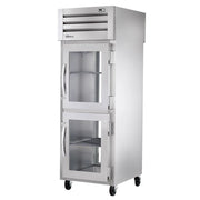 True STR1RPT-2HG-1G-HC 27" Half Glass Doors 1-Section Pass-Thru Refrigerator