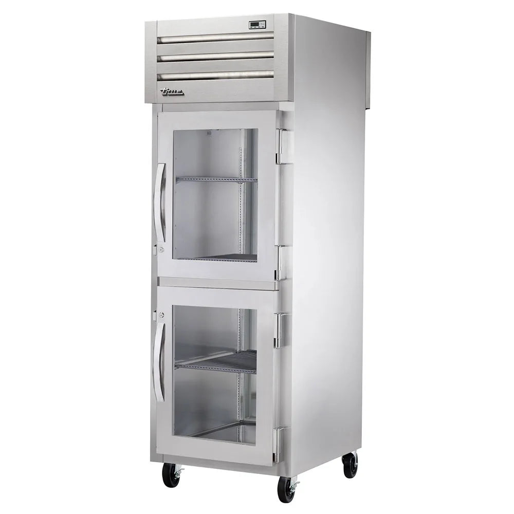 True STR1RPT-2HG-1S-HC 27" Half Glass Doors 1-Section Pass-Thru Refrigerator