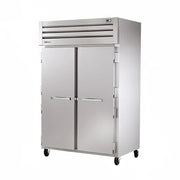 True STR2H-2S 54" Full Height Solid Doors 2-Section Heated Cabinet, 208-240v