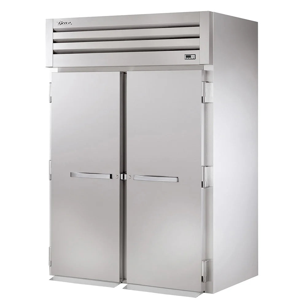 True STR2HRI-2S 54" Solid Doors 2-Section Roll-In Heated Cabinet