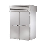 True STR2HRT-2S-2S 54" Solid Doors 2-Section Roll-Thru Heated Cabinet