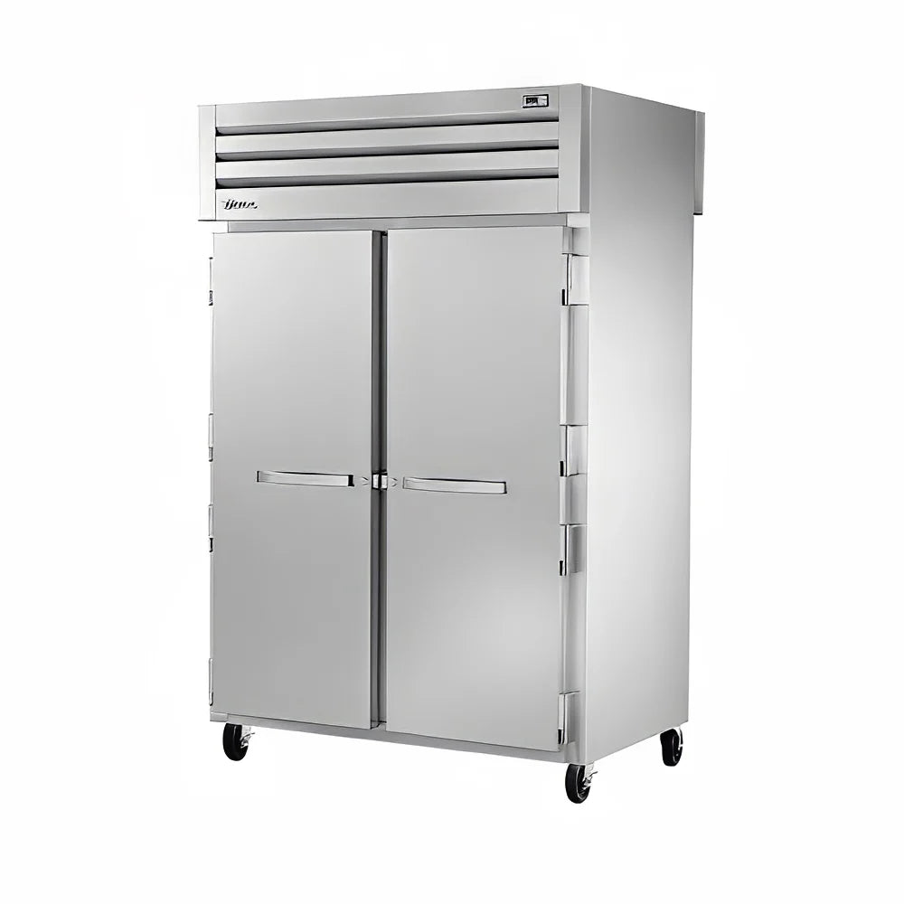 True STR2R-2S-HC 54" Solid Doors 2-Section Refrigerator