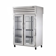True STR2RPT-2G-2S-HC 54" Glass Doors 2-Section Pass-Thru Refrigerator
