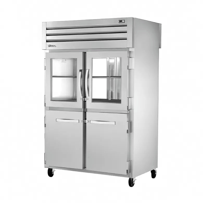 True STR2RPT-2HG/2HS-2G-HC 54" 2-Section Pass-Thru Refrigerator