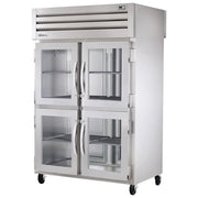 True STR2RPT-4HG-2S-HC 54" Half Glass Doors 2-Section Pass-Thru Refrigerator