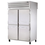True STR2RPT-4HS-2S-HC 54" Half Solid Doors 2-Section Pass-Thru Refrigerator