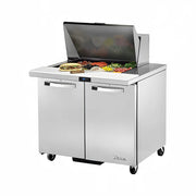 True TSSU-36-12M-B-HC~SPEC3 36" 12-Pan Sandwich/Salad Prep Table