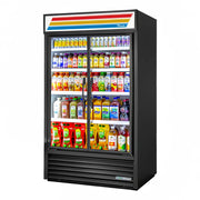 True TVM-48-HC~VM01 48" Glass 2-Door Merchandiser
