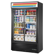 True TVM-48SL-HC~VM01 48" Glass 2-Door Merchandiser