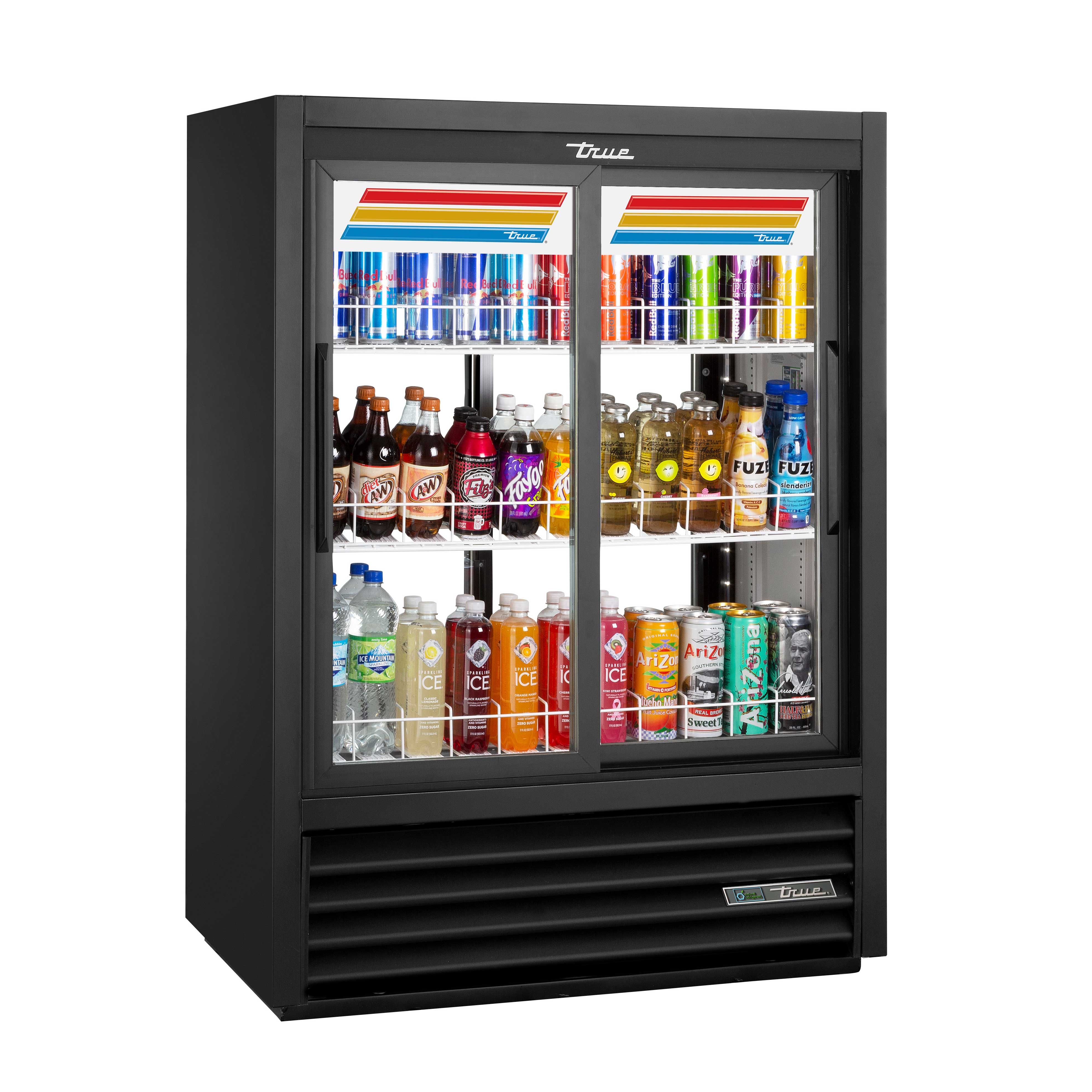 True GDM-33CPT-54-HC-LD 33 cu ft 2-Door Merchandiser