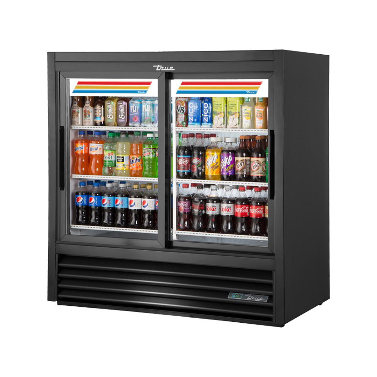 True GDM-41C-48-HC-LD 41 cu ft 2-Door Merchandiser
