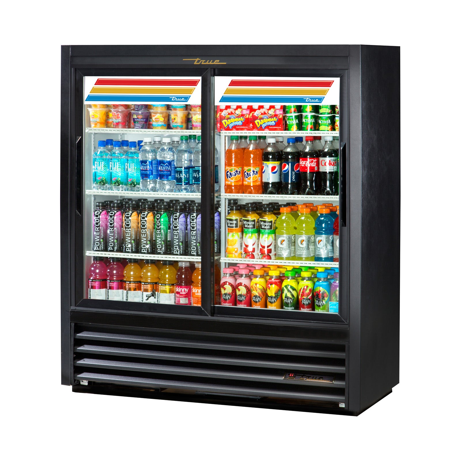 True GDM-41SL-48-HC-LD 41 cu ft 2-Door Merchandiser
