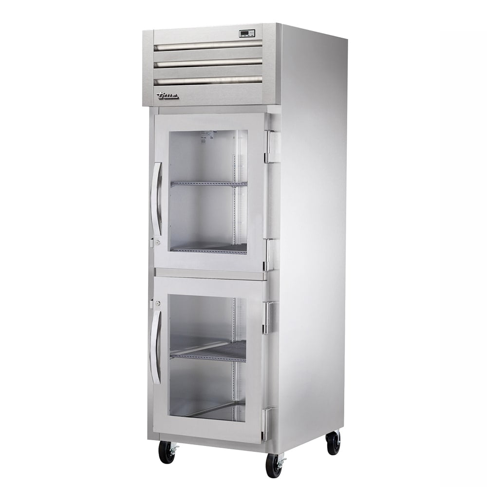 True STA1H-2HG 27" Half Glass Doors 1-Section Heated Cabinet