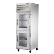 True STA1H-2HG 27" Half Glass Doors 1-Section Heated Cabinet