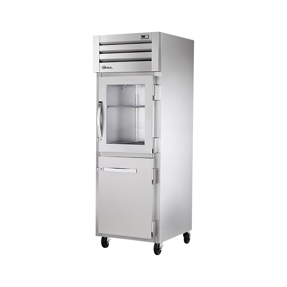 True STA1R-1HG/1HS-HC 27" Glass/Solid Doors 1-Section Refrigerator