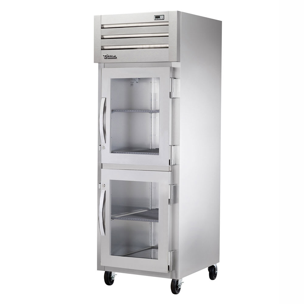 True STA1R-2HG-HC 27" Half Glass Doors 1-Section Refrigerator