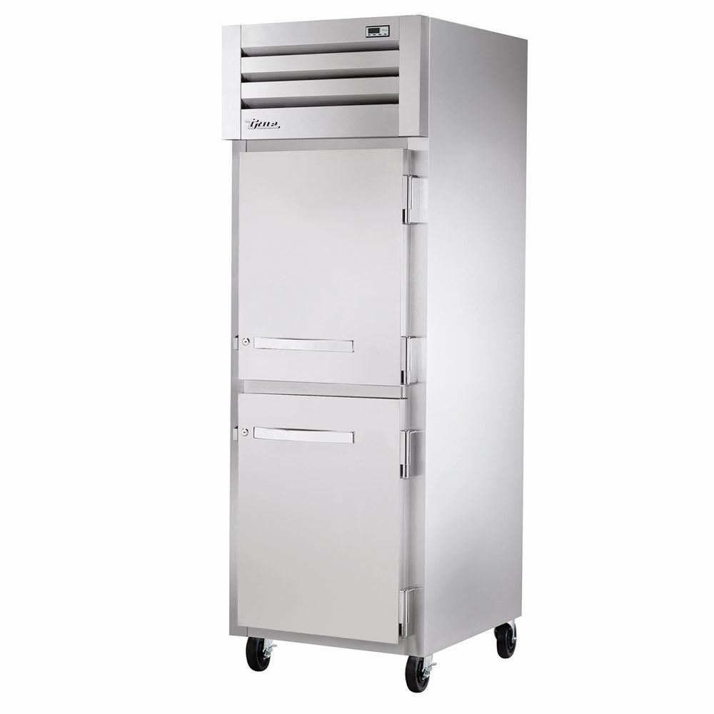 True STA1R-2HS-HC 27" Half Solid Doors 1-Section Refrigerator