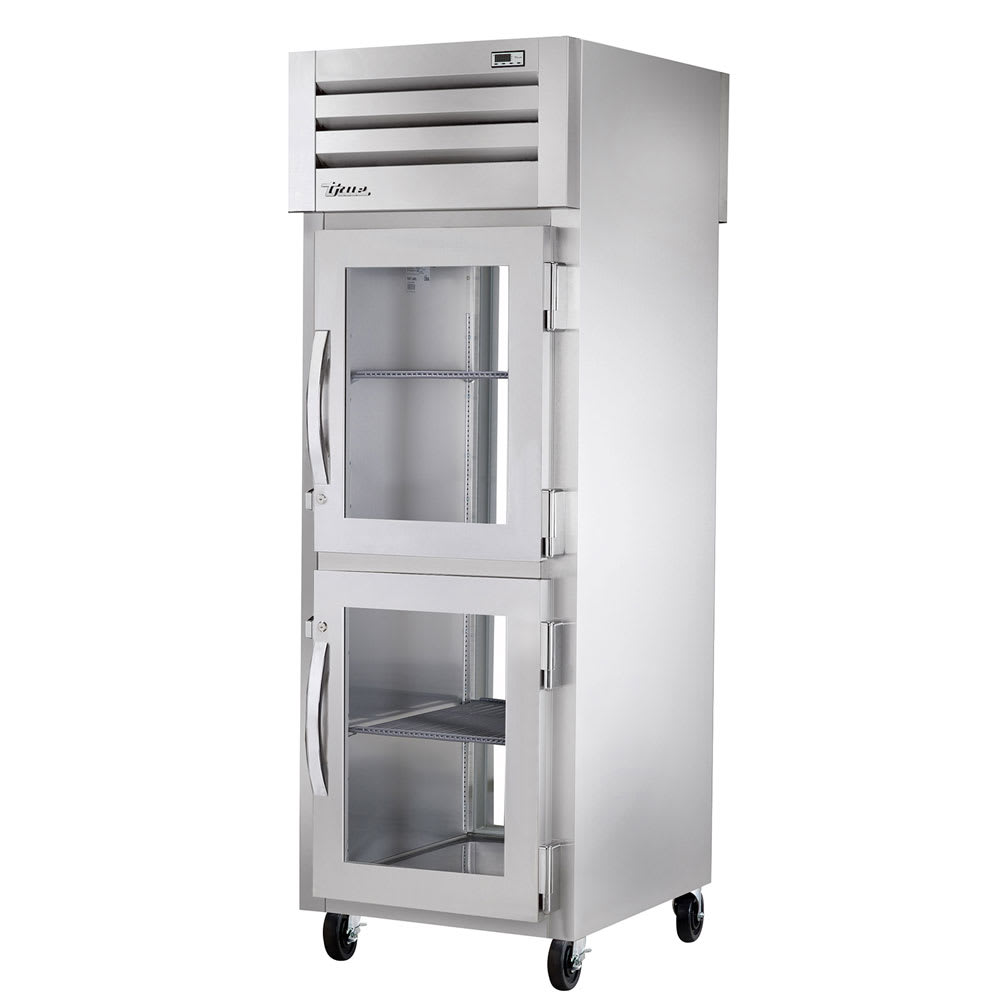 True STA1RPT-2HG-1G-HC 27" Half Glass Doors 1-Section Pass-Thru Refrigerator