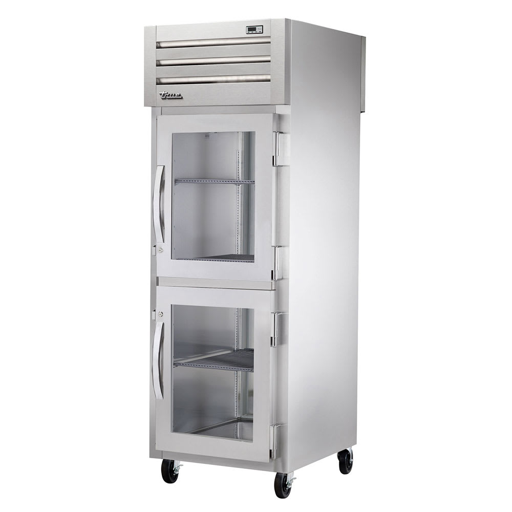 True STA1RPT-2HG-1S-HC 27" Half Glass Doors 1-Section Pass-Thru Refrigerator